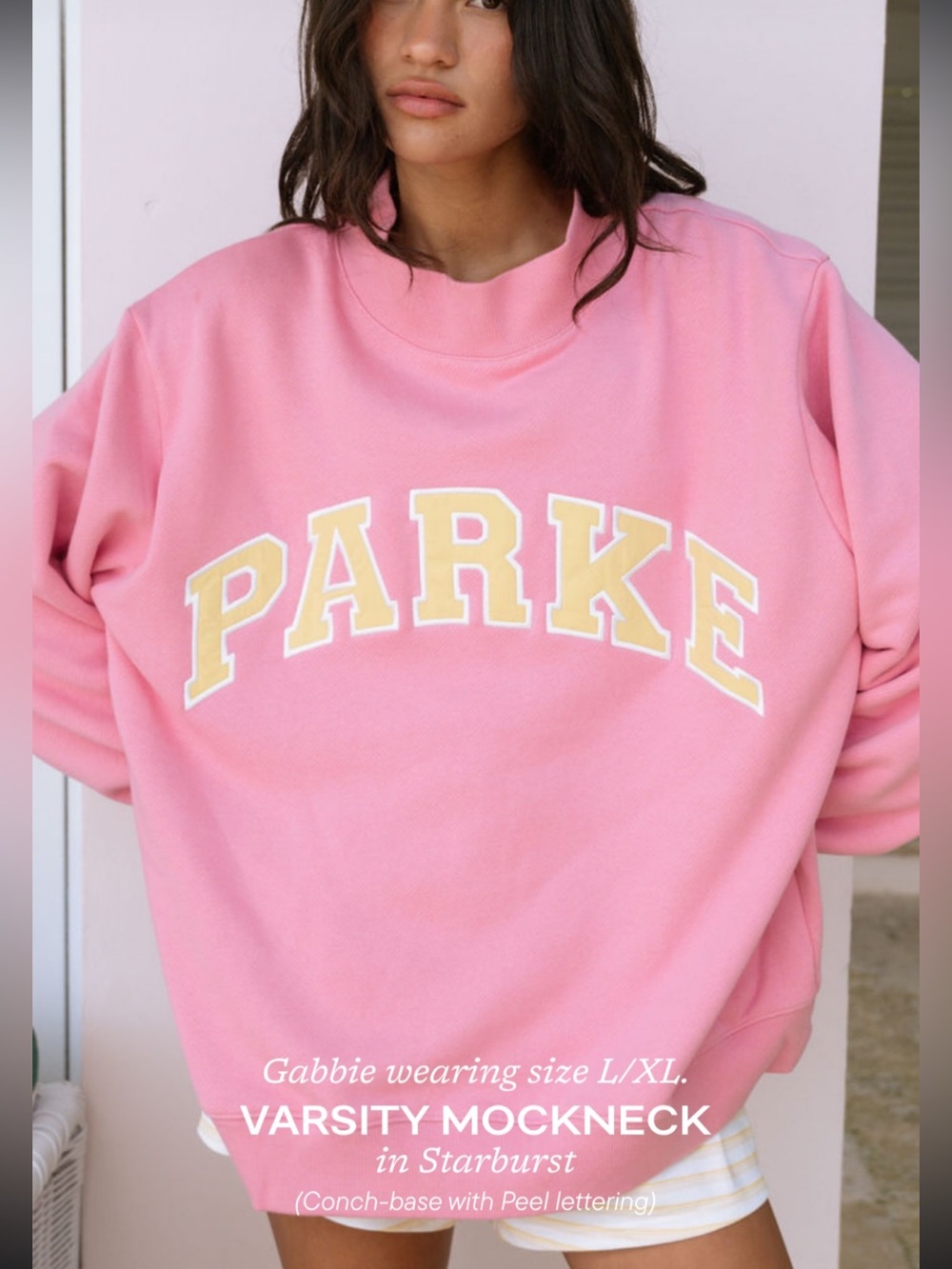 Parke Summerland Starburst Varsity Mockneck